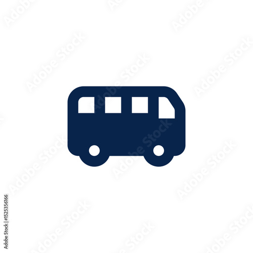 bus icon simple design