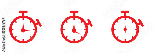 quick time icon, speed time vector icons set isolated on white background - vector illustration eps10
