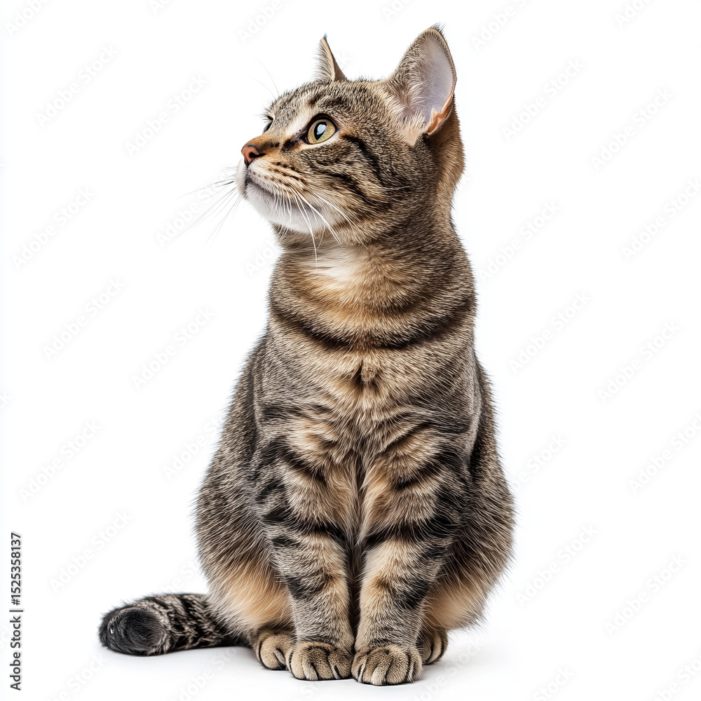 Obraz premium british cat isolated on white