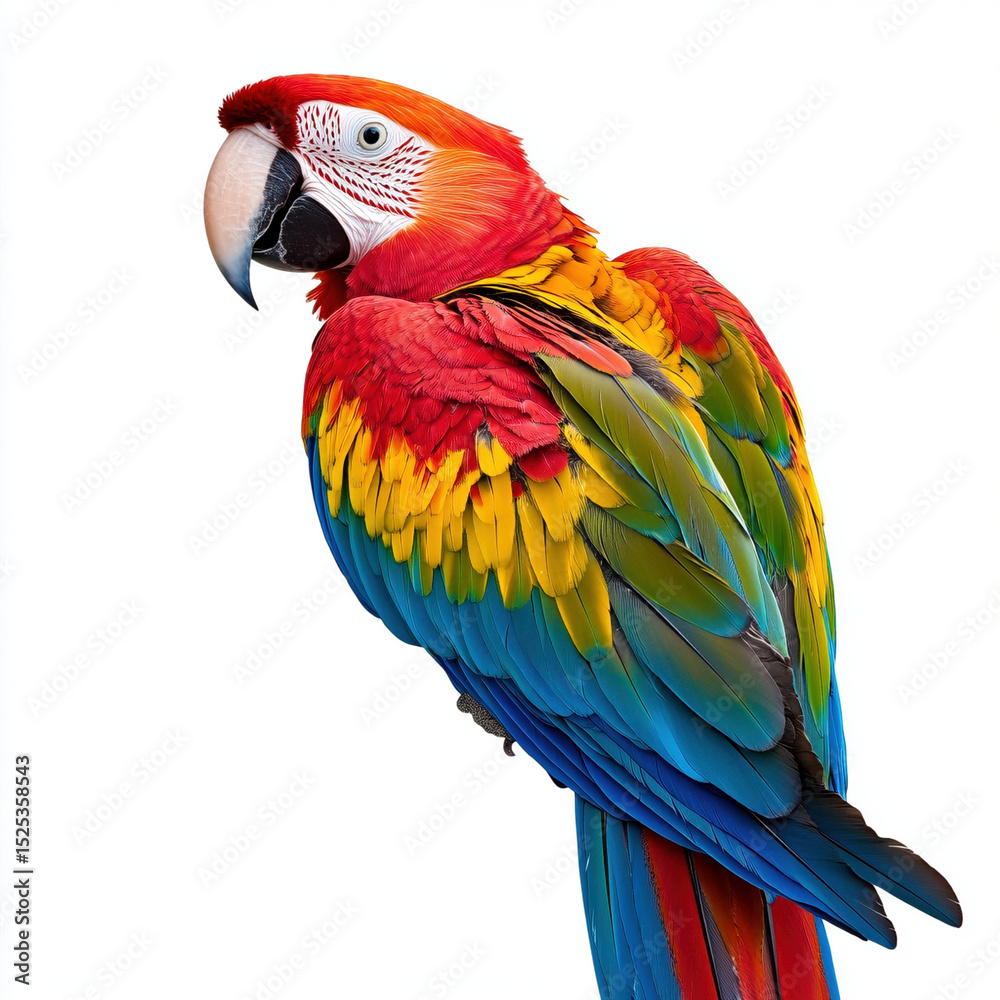 Obraz premium red and yellow macaw