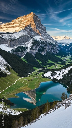 A majestically rugged Bavarian landscape