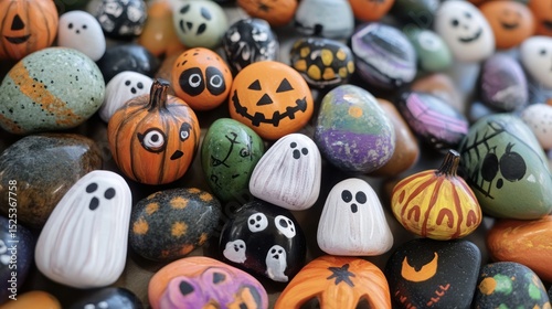 Spooky Season Painted Rocks: A Halloween Collection