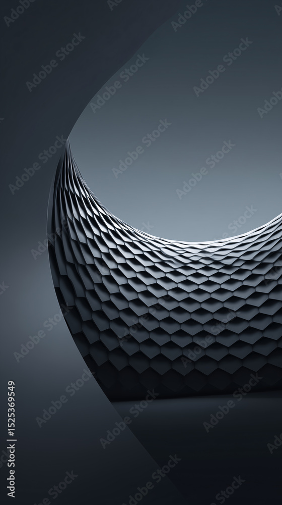 Naklejka premium Minimalist Staircase Space