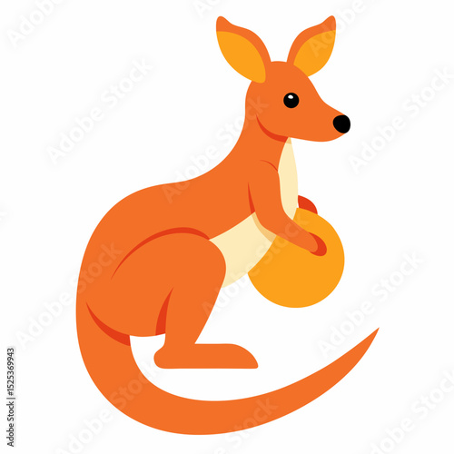 kangaroo cartoon illustration