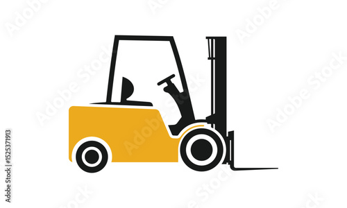 forklift truck icon vector illustration