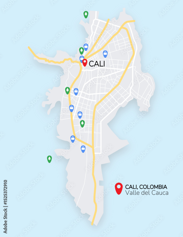 CALI MAPA CALLES