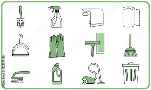 A vector set of gardening tools icons, perfect for web design and business illustrations
