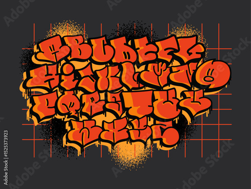 BRUSHER GRAFFITI ALPHABET