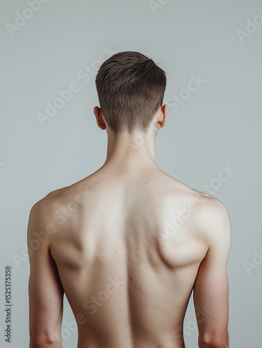 Man backless for mockup design