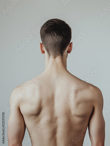 Man backless for mockup design