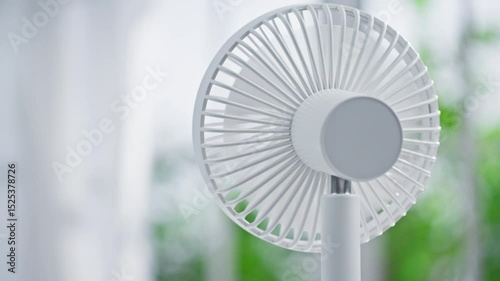 A Closeup View of a Compact Fan