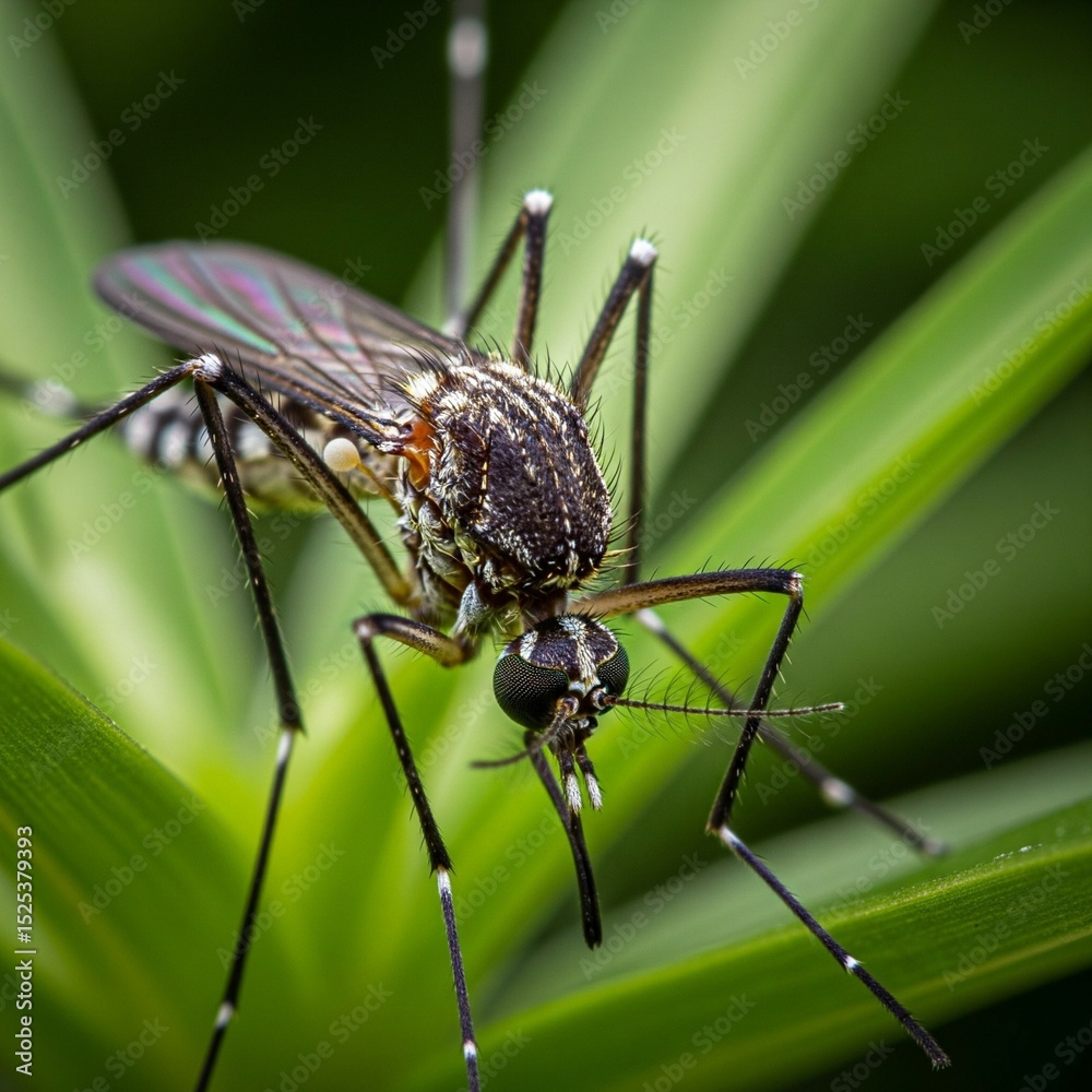 Fototapeta premium macro of a mosquito