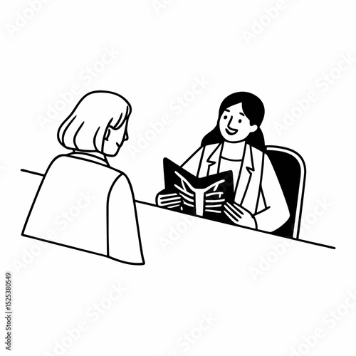 Mature woman, doctor and tablet for xray, support or conversation with cardiology checkup in office. Female person, medical professional and diagnosis talk for senior patient at clinic appointment