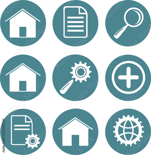 Set of Icons for Web and App Design