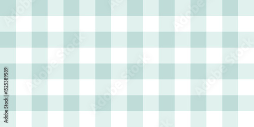 Seamless pastel blue gingham pattern