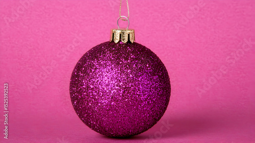 pink christmas ball