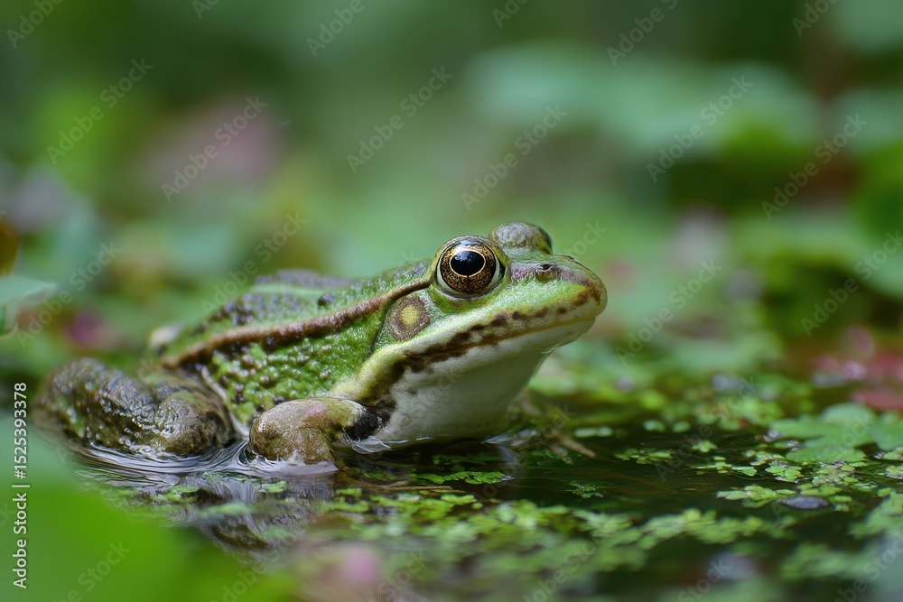 Fototapeta premium common water frog 