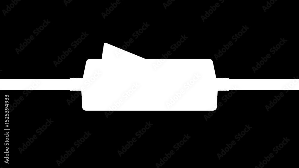 Turning a white electric switch on and off