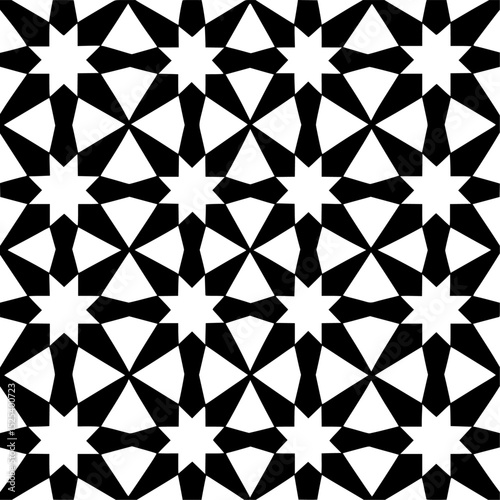 Geometric star pattern design