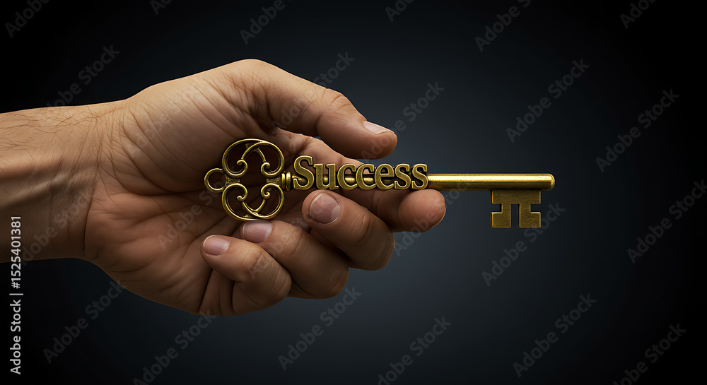 Fototapeta premium key to success