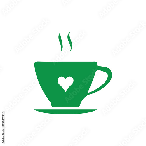 cup of tea with heart