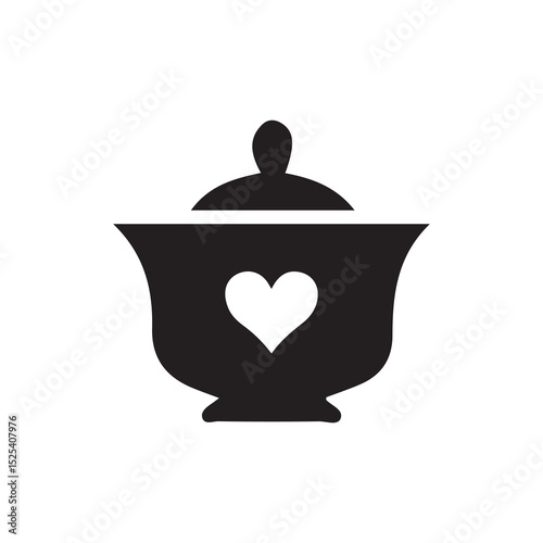 black silhouette of a man with a cup of coffee