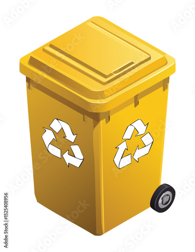 Detailed Waste Container for Sorting