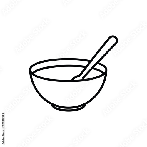 bowl with spoon