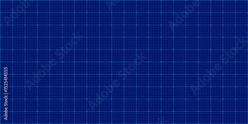 Grid line blueprint paper sheet, square grid background, texture of square graph paper
