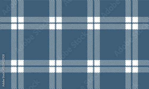 Colored check texture tartan, Mexico pattern fabric textile. Designer vector background plaid seamless in white and grey colors.