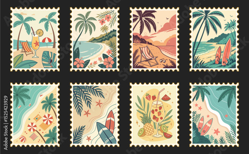 Vintage Summer Post Card 