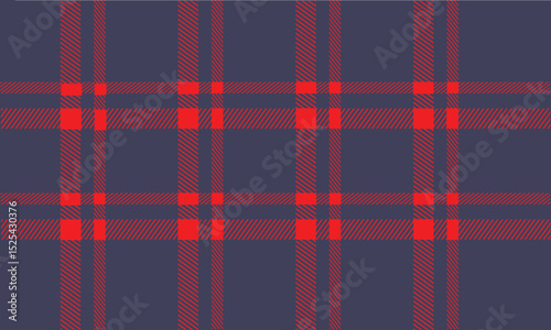 Colored check texture tartan, Mexico pattern fabric textile. Designer vector background plaid seamless in white and grey colors.