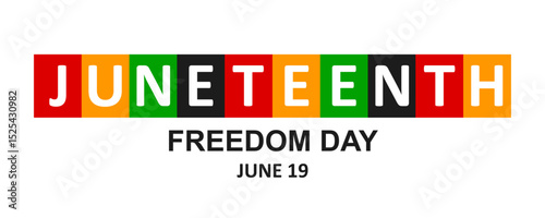Juneteenth Celebrate Freedom Day Banner