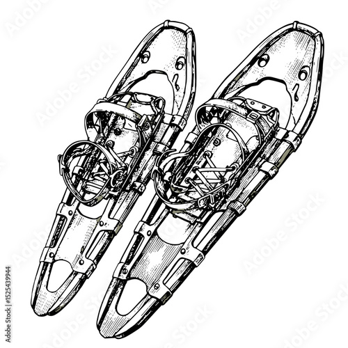 Snowshoes designed for winter outdoor activities and exploration  