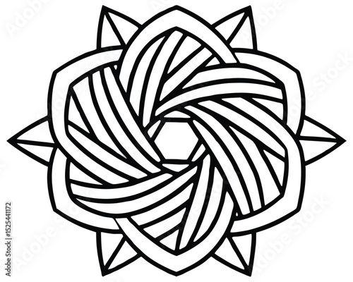 Black and white floral tattoo design with delicate lotus and rose illustrations featuring decorative leaves and nature-inspired botanical patterns