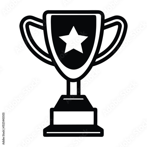 gold trophy cup isolated on white