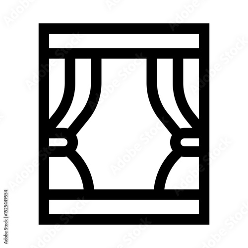 Stage Curtain Icon