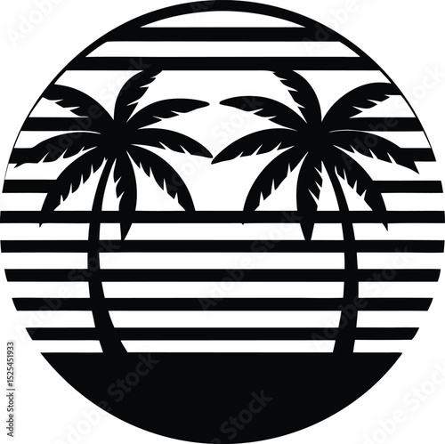 palm tree silhouette