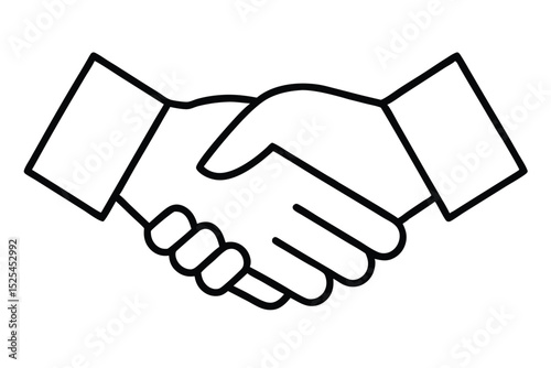 handshake vector illustration