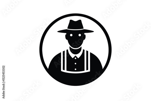  farmer vector icon