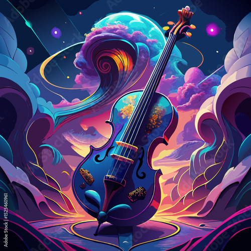 abstract music background