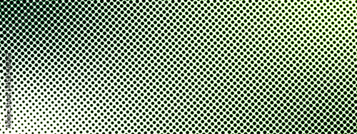 Abstract seamless halftone dot pattern transitioning from white. Tightly spaced, evenly distributed black circular dots on a gradient background. Vintage print or comic book  and suitable for pop art