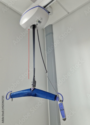 Tableau sur toile overhead hoist for lifting and handling in care setting