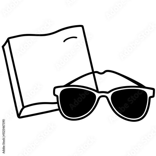 reading glasses and book