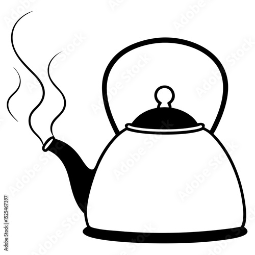 teapot on a white background