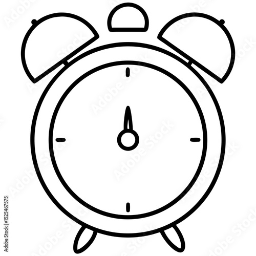alarm clock vector illustration