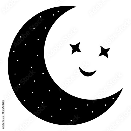 vector illustration of a moon