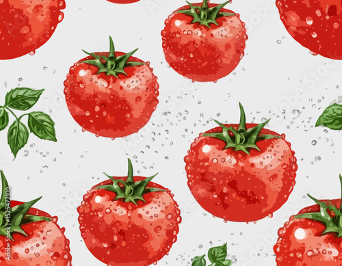 Fresh tomatoes with half slices, depicted juicy red flesh and seeds, isolated on transparent background, organic tomato vegetable