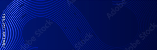 Abstract blue flowing lines background - excellent for creative presentations