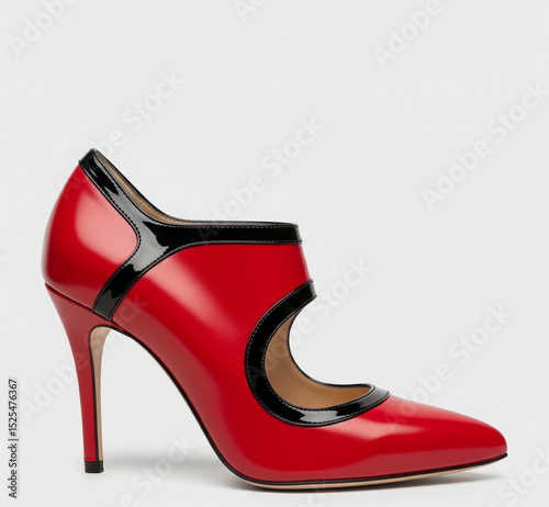 red high heel shoes